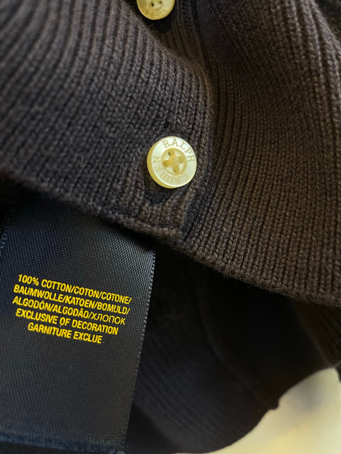 폴로 걸즈 가디건 XL(16) 폴로랄프로렌 니트가디건:) 상품이미지5