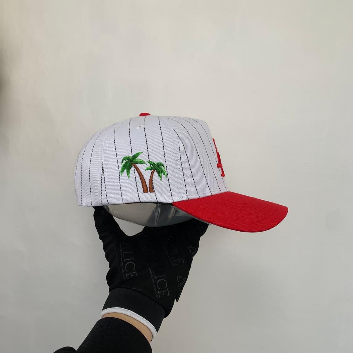 새상품 Reference 브랜드 한정판 LA 스트라이프 스냅백 모자 상품이미지2