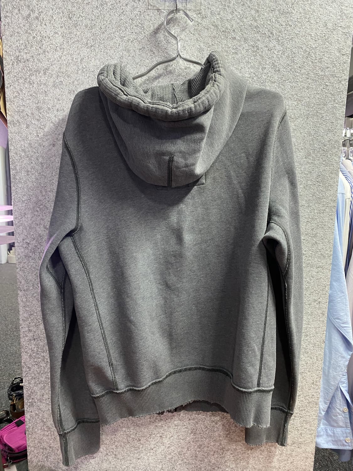 아베크롬비 사이드라인 그레이 후드집업 B3422 상품이미지5