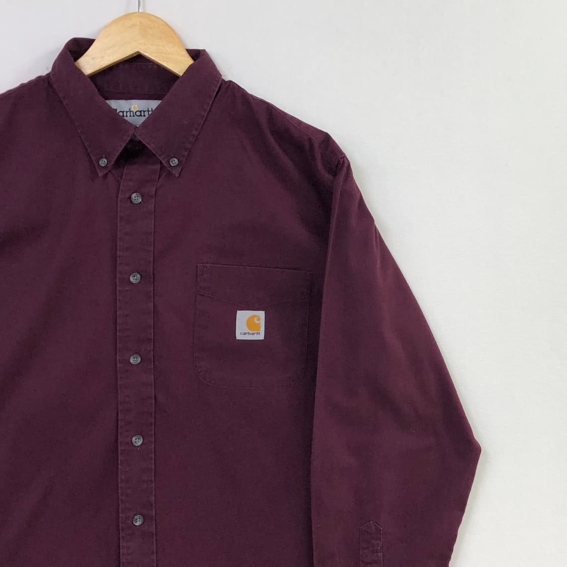 XL 칼하트 버건디 워크 셔츠 상품이미지1