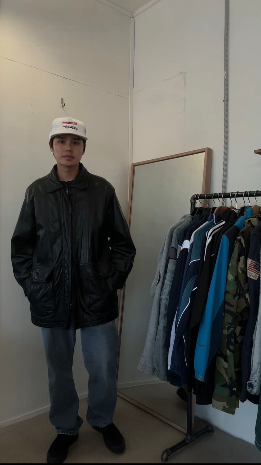 입생로랑 뿌르 옴므 양가죽 하프 자켓 상품이미지10