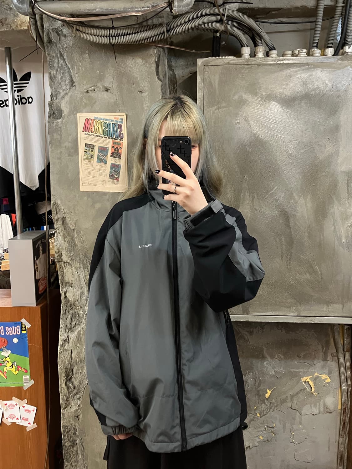 후부 바람막이 그레이 100  #csz809 상품이미지2