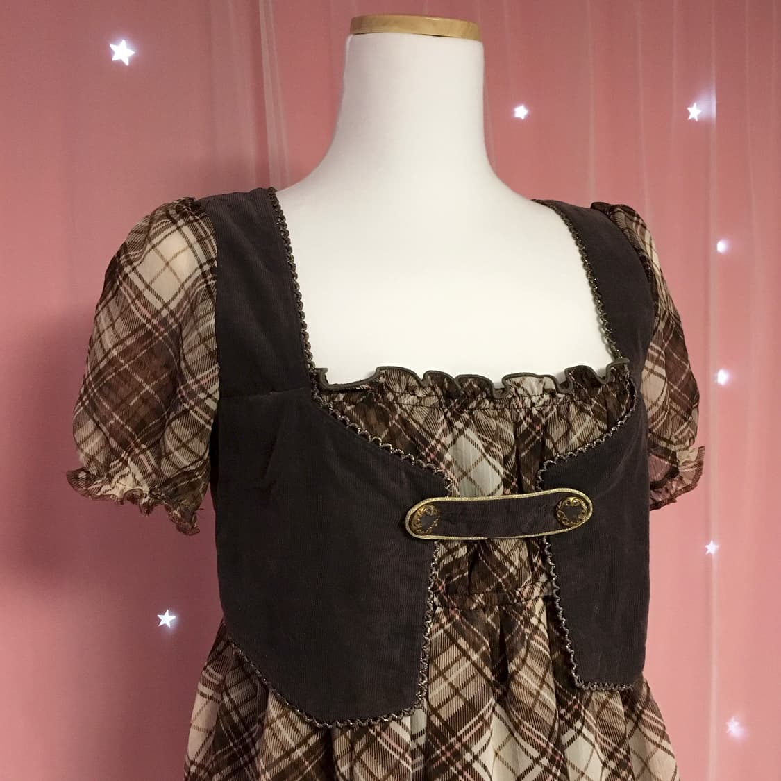 리즈리사 라떼갸루 원피스 딸기초코 상품이미지3