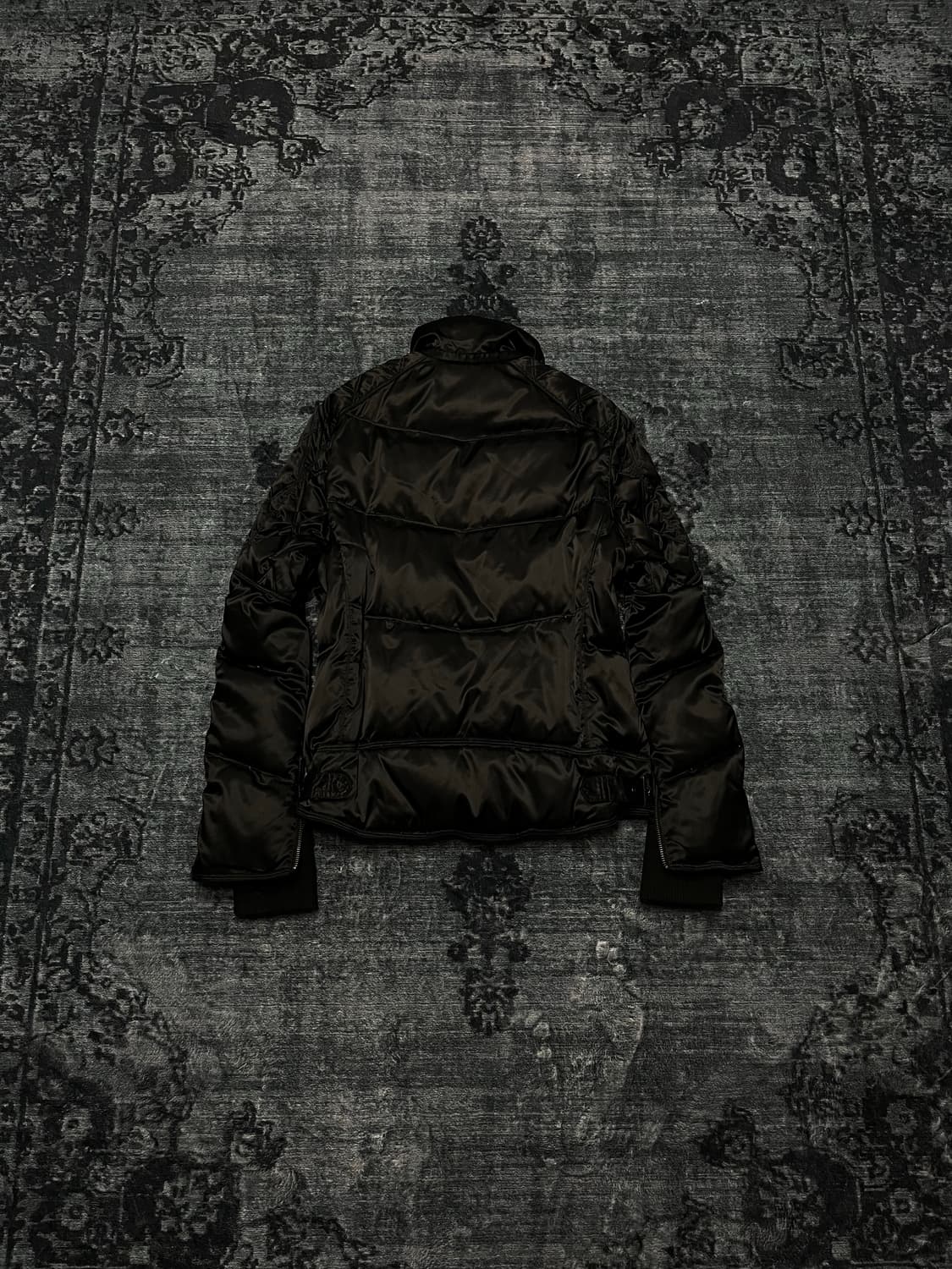 Schlussel 00s biker gimmick down jacket 상품이미지6