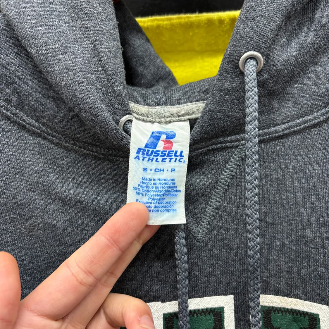 (S) 러셀 빈티지 프린팅 후드티 상품이미지5