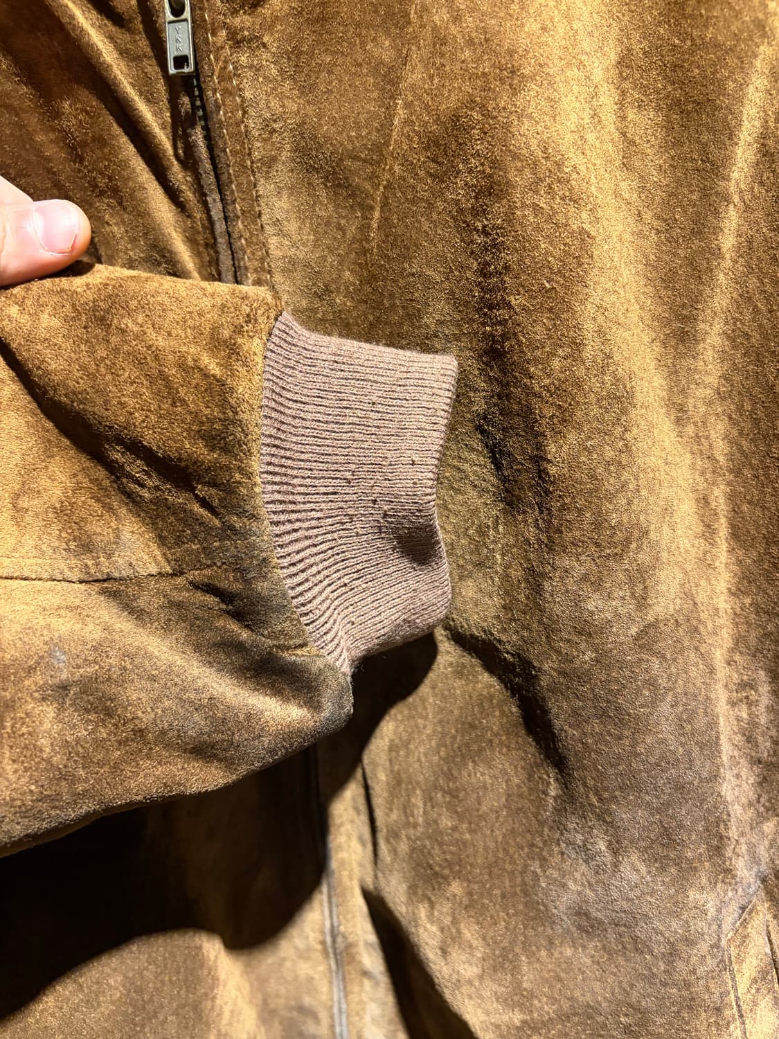 Brown suede  blouson / 스웨이드 블루종 점퍼 상품이미지4