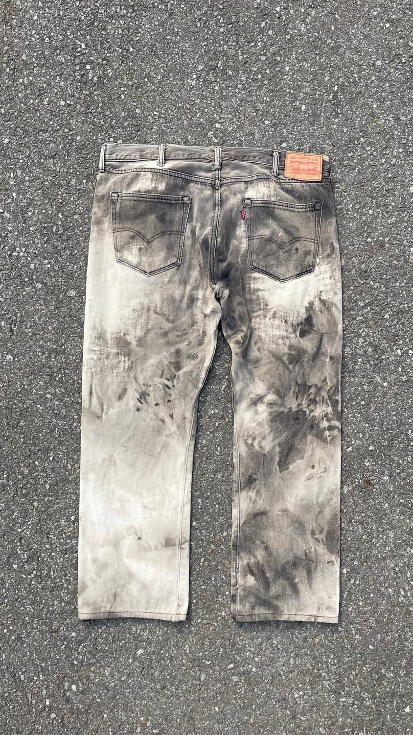 리바이스 501 워싱 타이다이 데님 상품이미지2