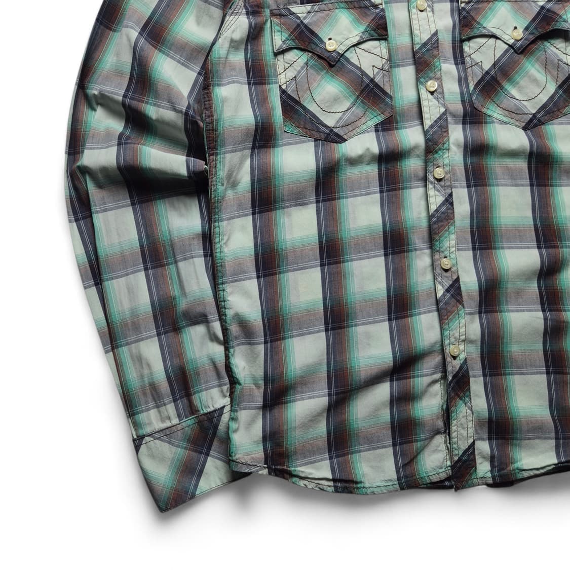 [S] 트루릴리젼 웨스턴 체크셔츠 상품이미지5