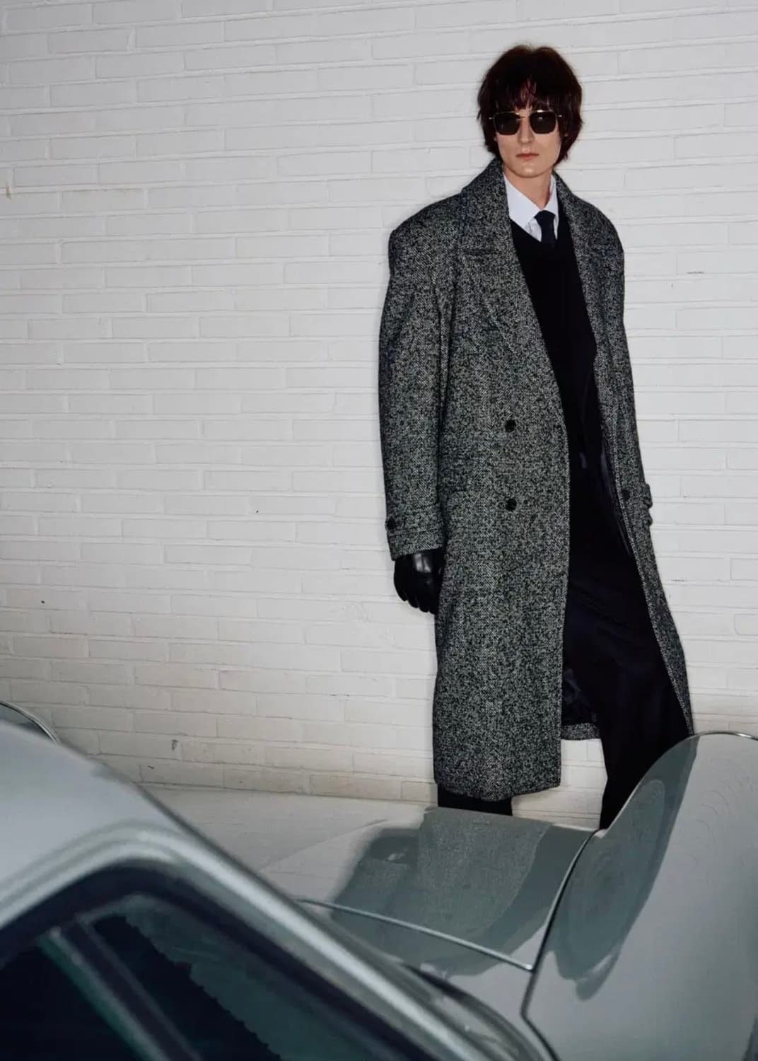 세비지 / 헤링본 롱 코트 / M 상품이미지2