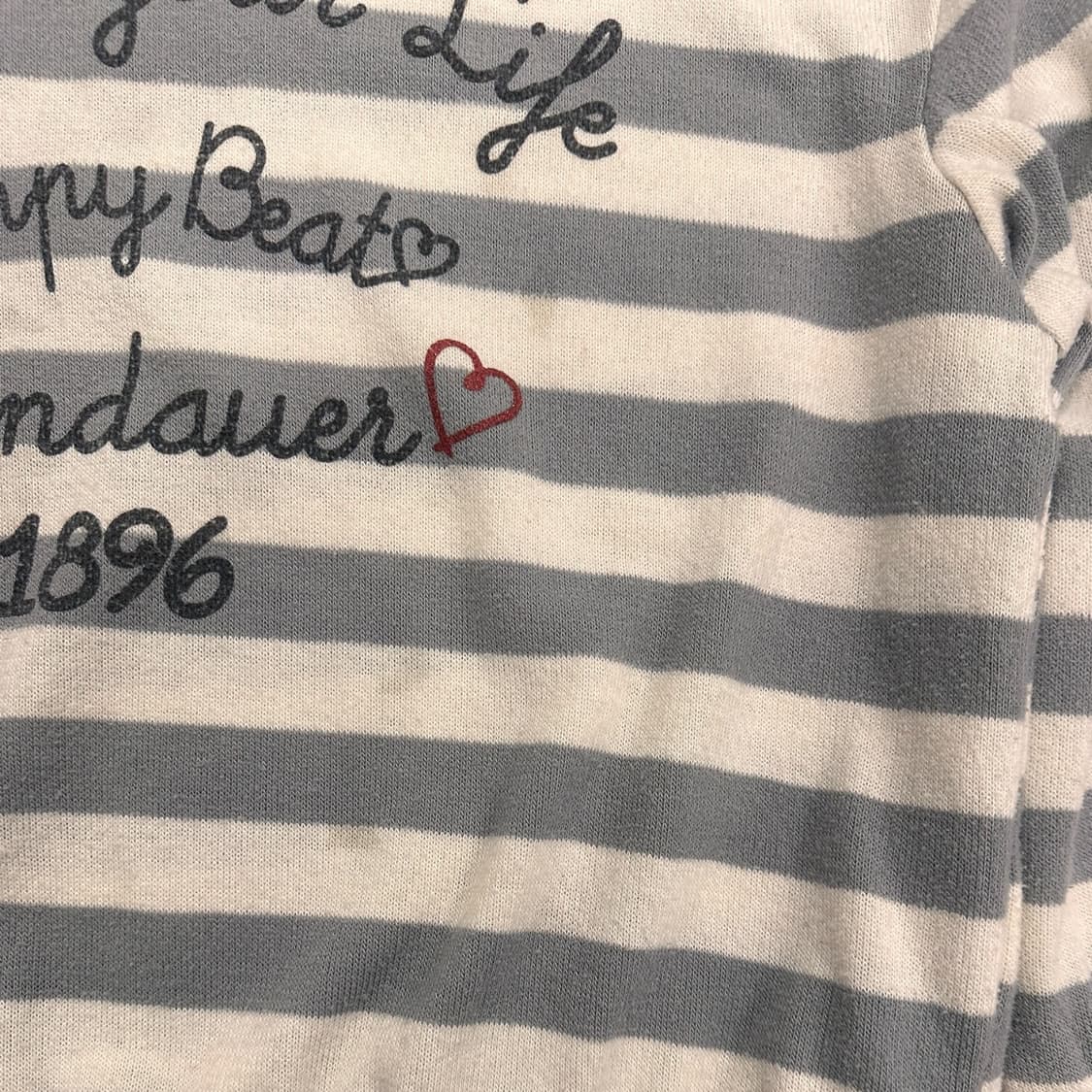 Lettering Stripe Volume Sweatshirt 상품이미지8