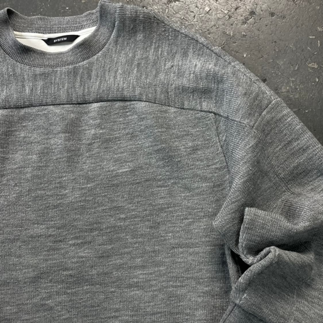 100 시스템 트임 니트 상품이미지2