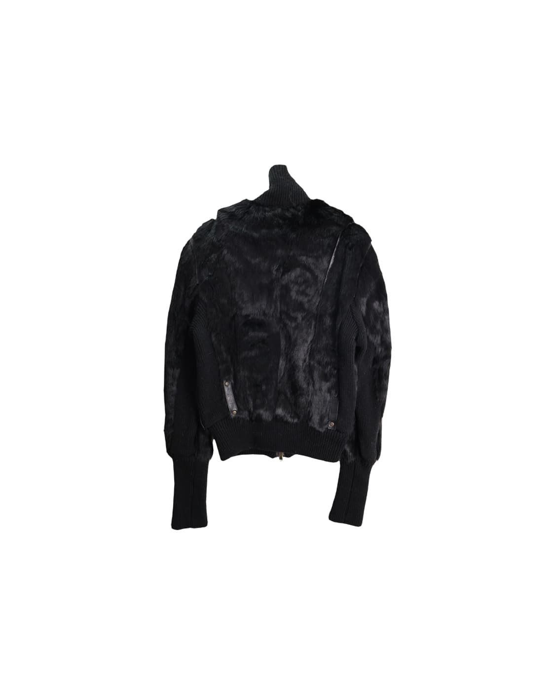 Atos Lombardini Black Rabbit Fur Jackets 상품이미지5