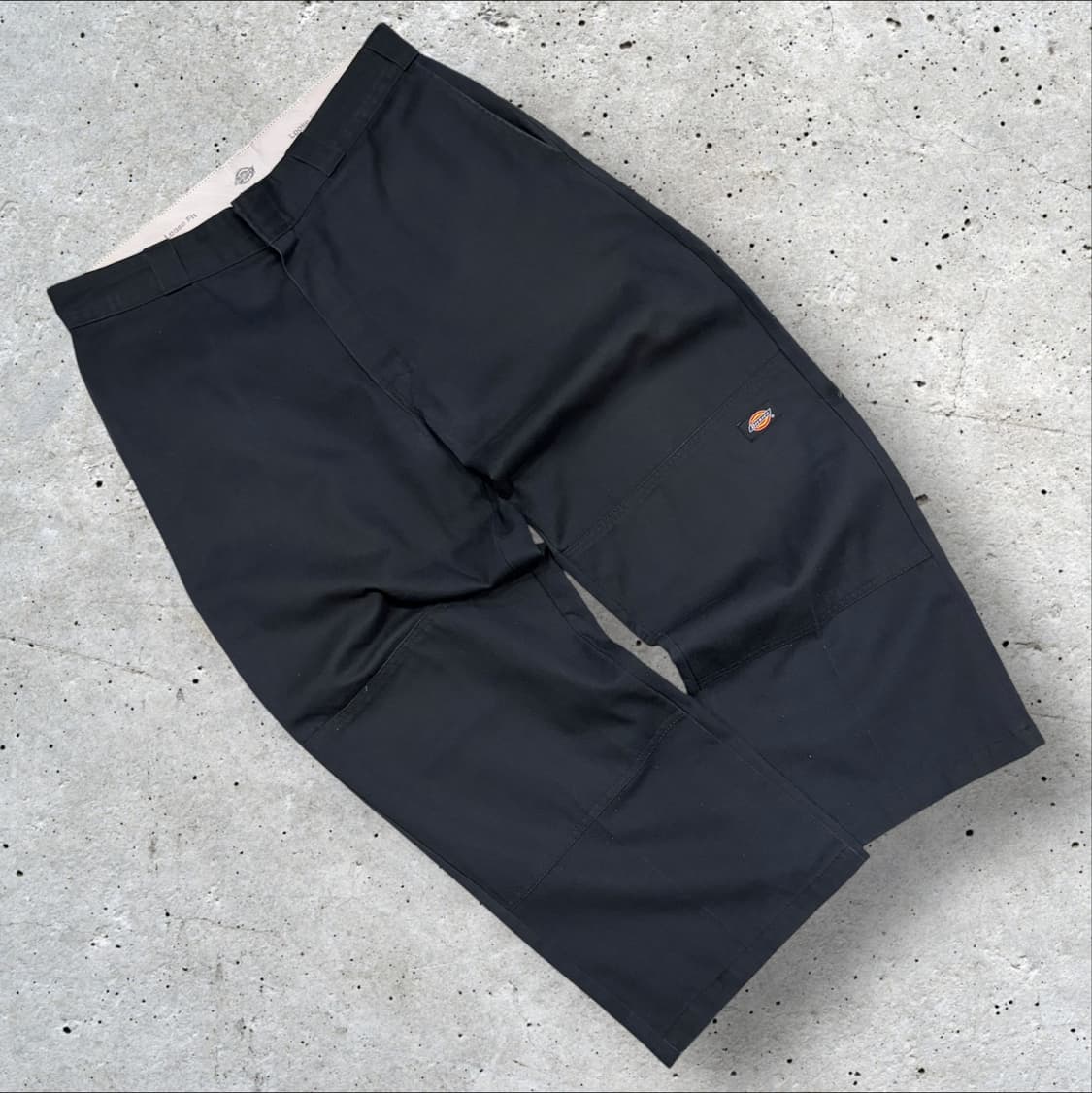 [34x32] 디키즈 더블니 블랙 워크 팬츠 바지 C699 상품이미지2