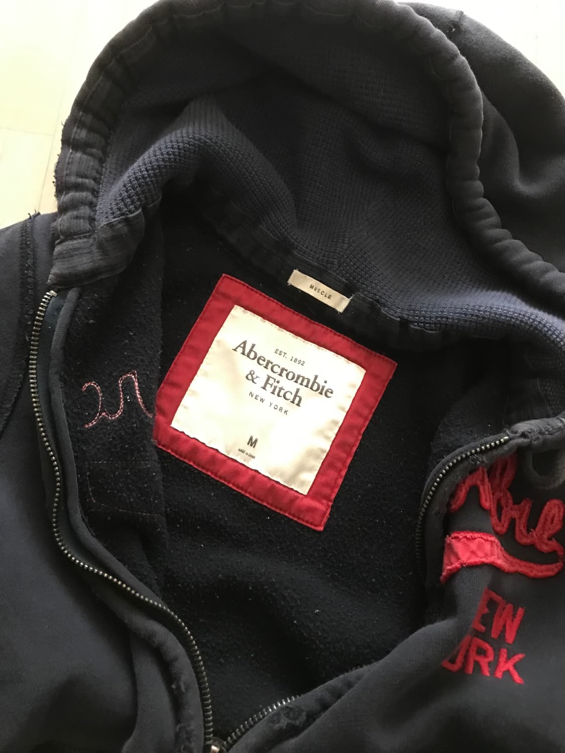 아베크롬비 후드집업M 상품이미지4