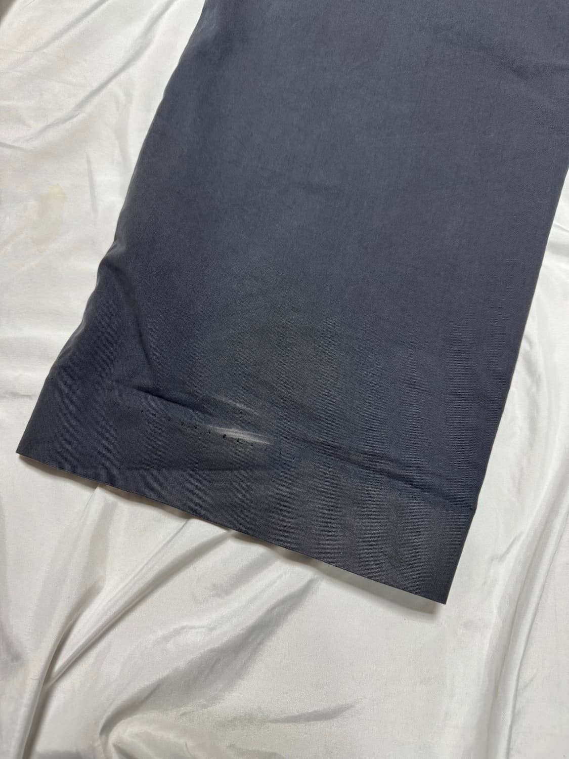 EE 이이 더블 웨이스트 팬츠 차콜 S 상품이미지5