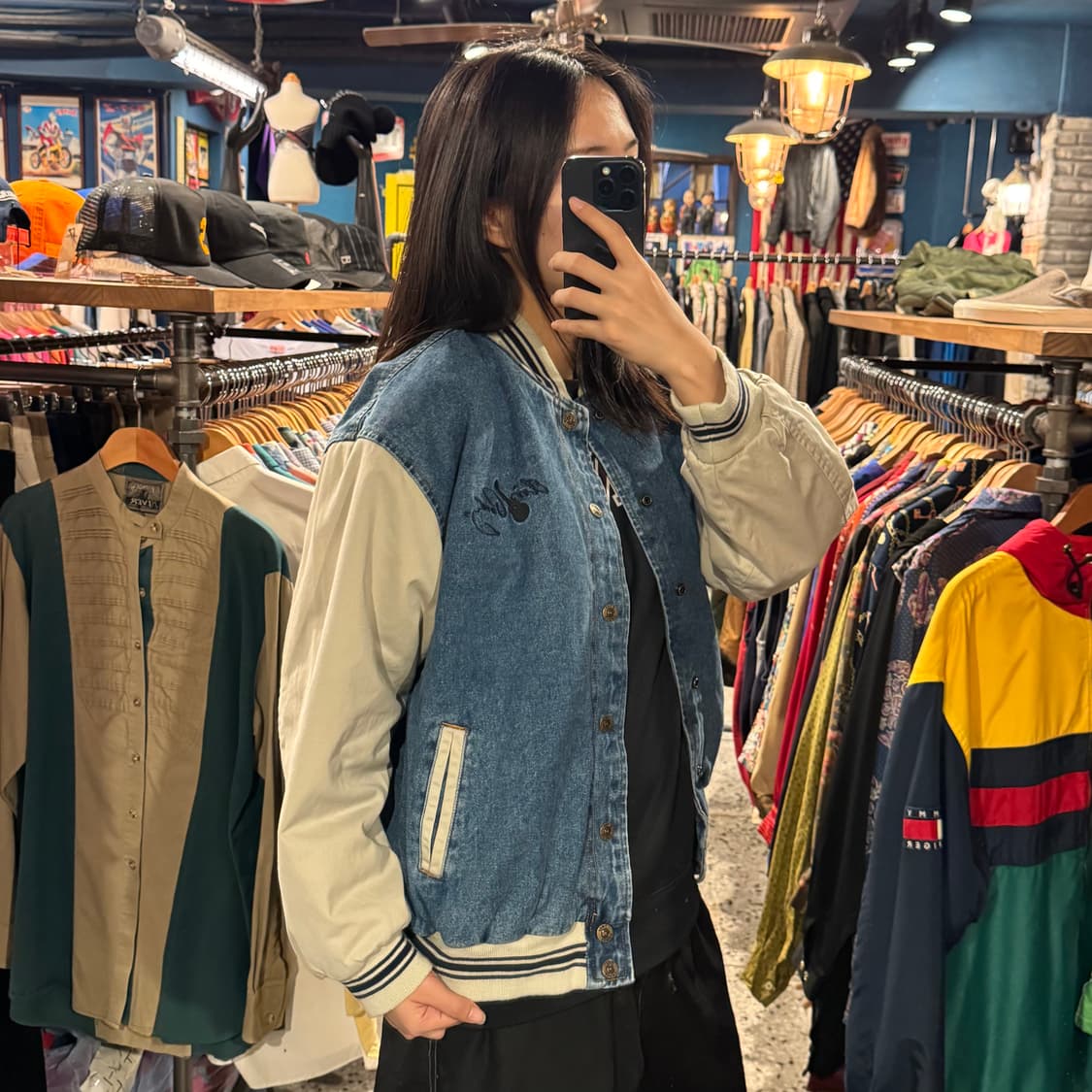 flrst choice 빈티지 데님 바시티 자켓 상품이미지3