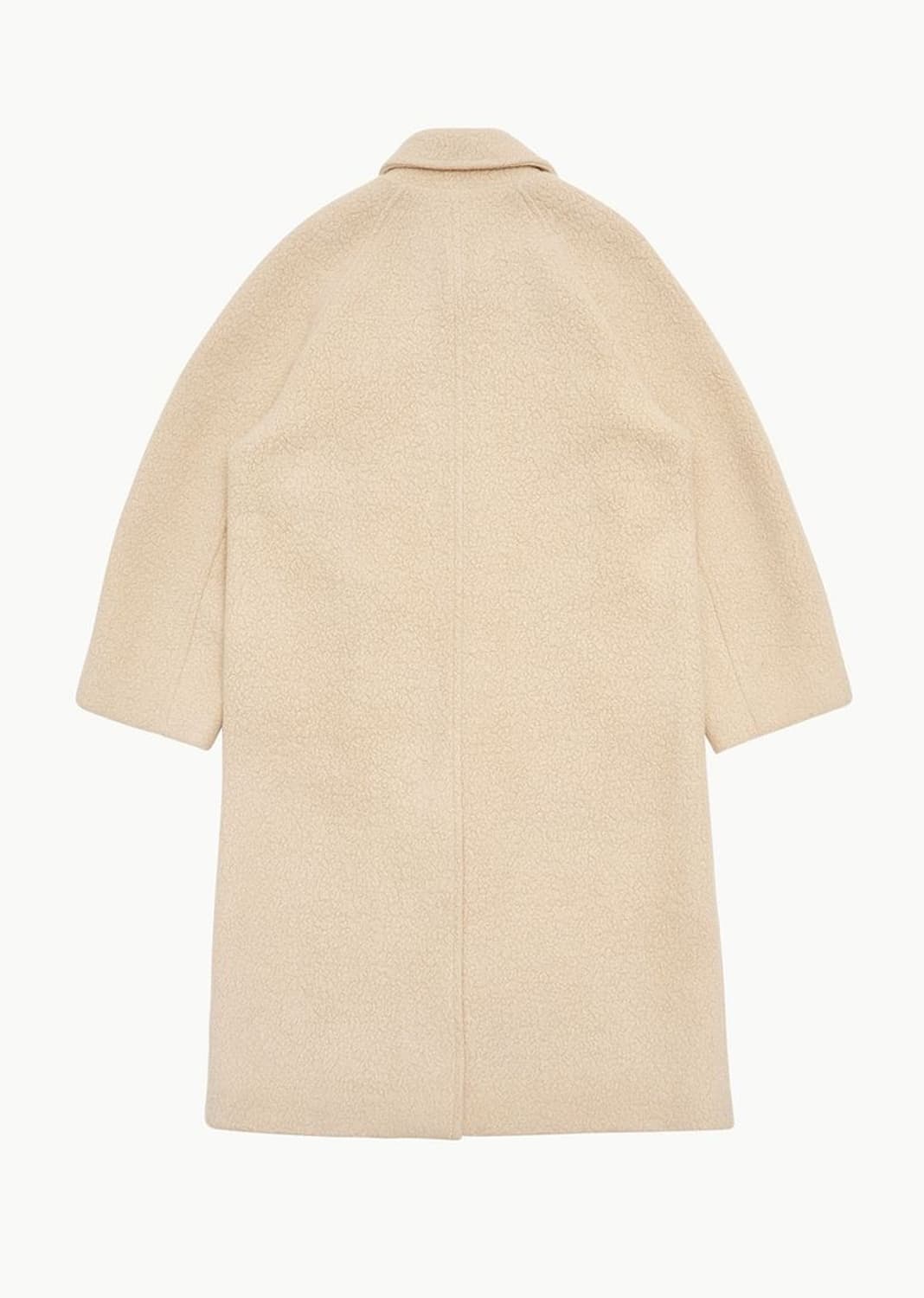 아모멘토 부클 레글란 코트 버터 boucle raglan coat 상품이미지2