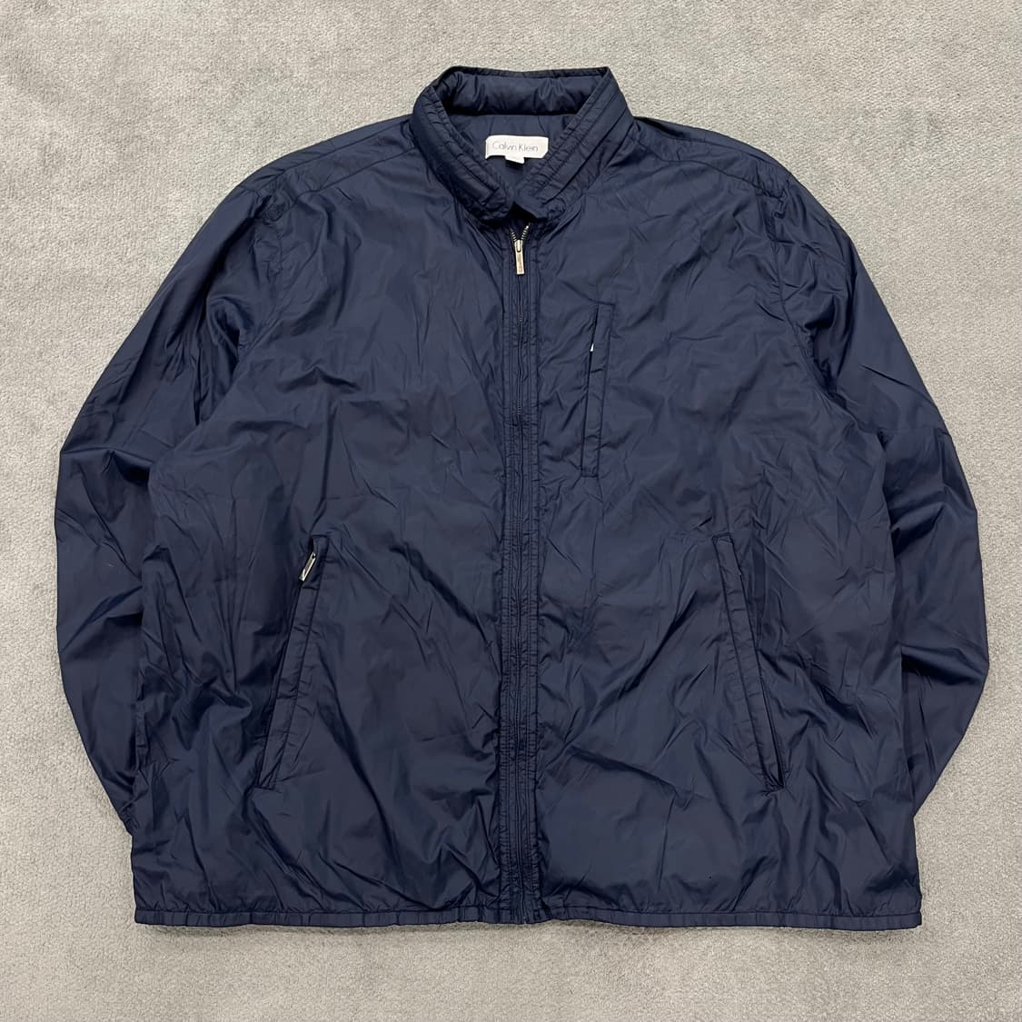 XL 캘빈클라인 네이비 바람막이 자켓 상품이미지1