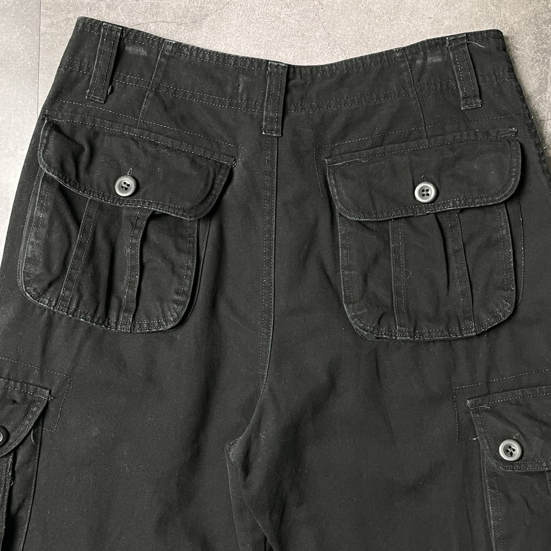 CARHARTT 칼하트 WIP 빈티지 블랙 카고 워크 팬츠 A00847 상품이미지7