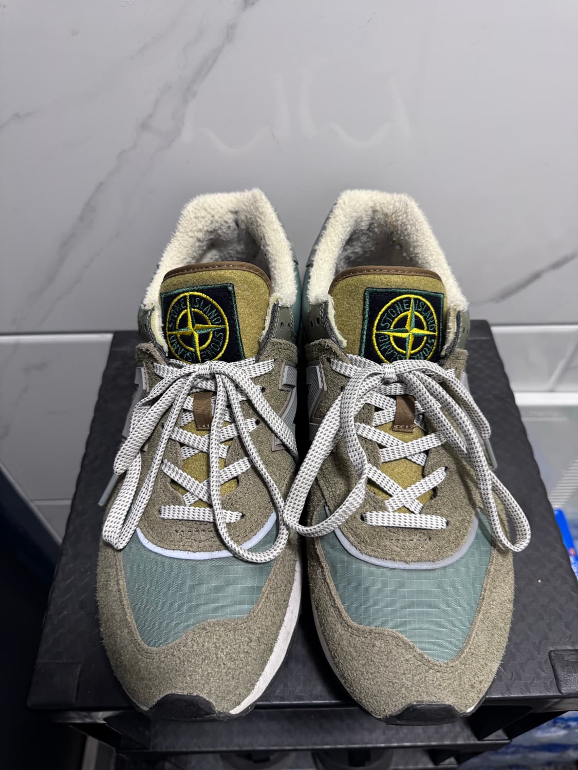 뉴발란스x스톤아일랜드 574 레거시 그린 상품이미지1