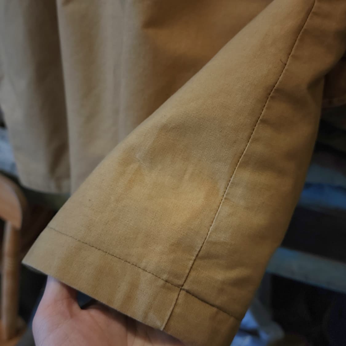 90s 폴로 하드 캔버스 밀리터리 파카 폴로 마운틴 파카 랄프로렌 L 상품이미지9