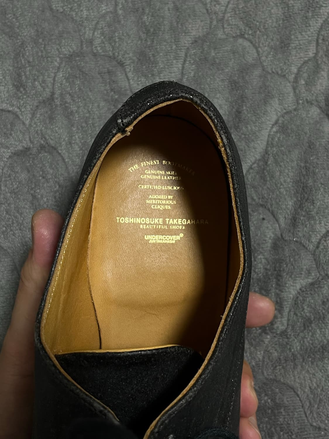 언더커버X TOSHINOSUKE TAKEGAHARA 더비슈즈 37size 상품이미지10