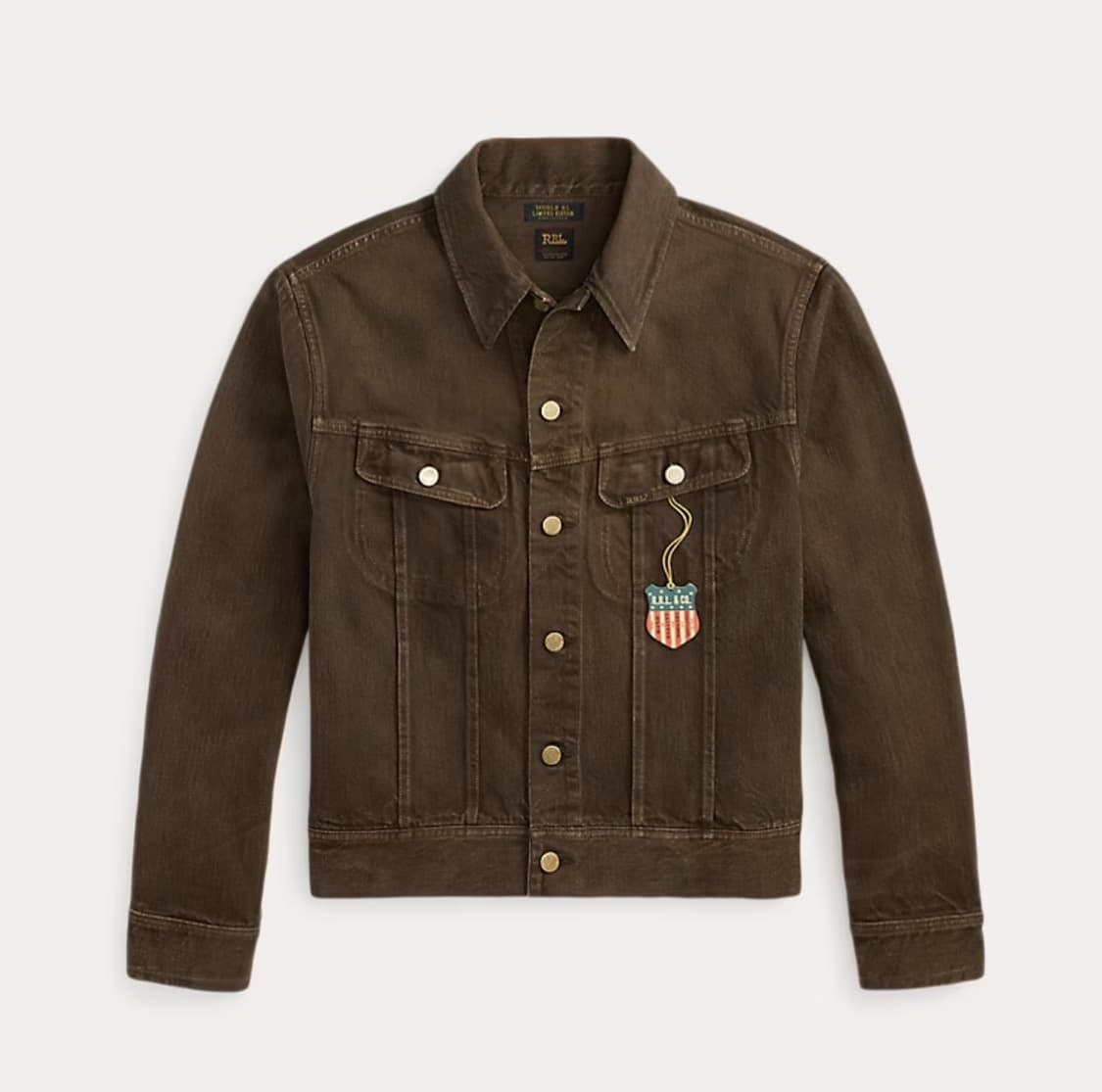 [XL] RRL LOT271 리미티드 에디션 브라운 데님 재킷(코리아익스 상품이미지1