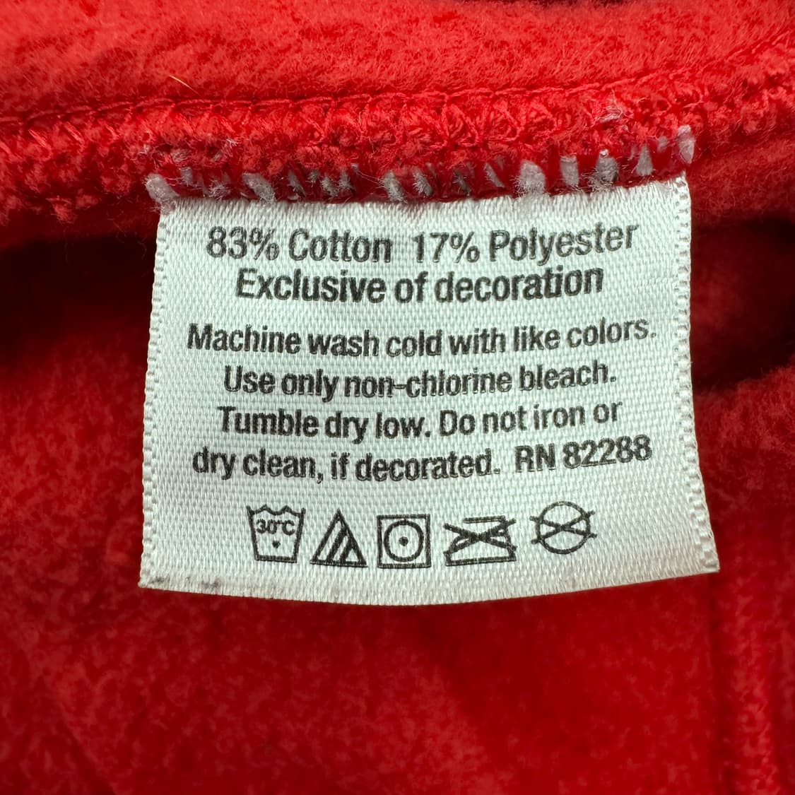 러셀 빈티지 후드집업 레드 상품이미지8