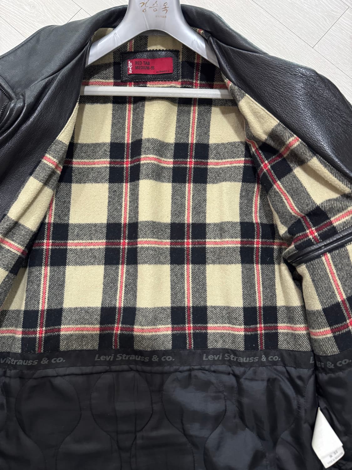 [95] 리바이스 레드탭 소가죽 싱글 자켓 상품이미지6