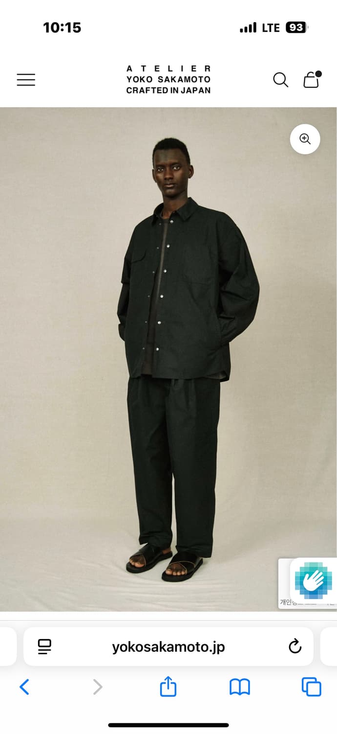 요코사카모토 셔츠형 자켓 셔켓 Yoko Sakamoto 상품이미지1