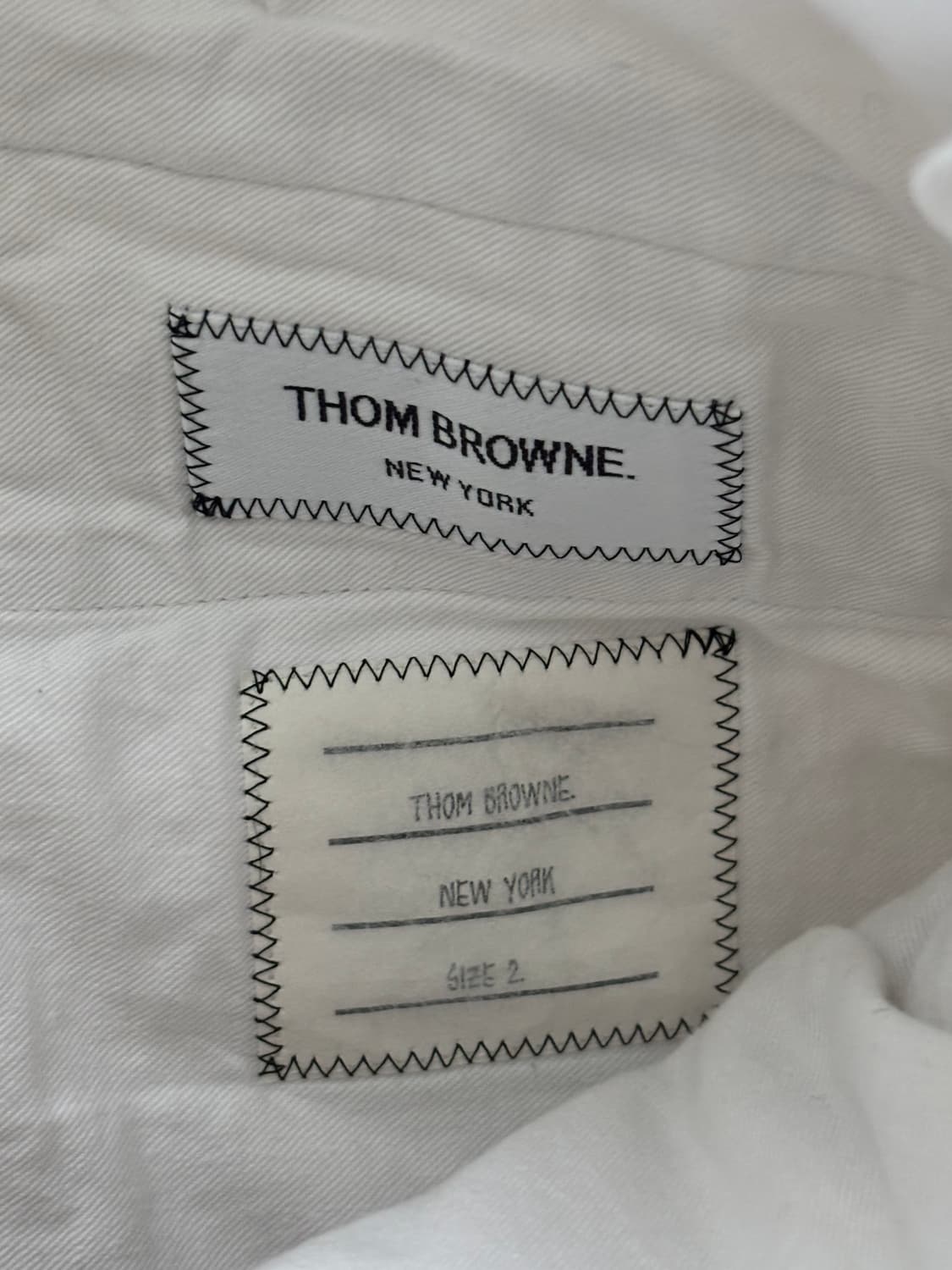 Thom Browne 톰브라운 베이지컬러 코튼 팬츠   상품이미지8