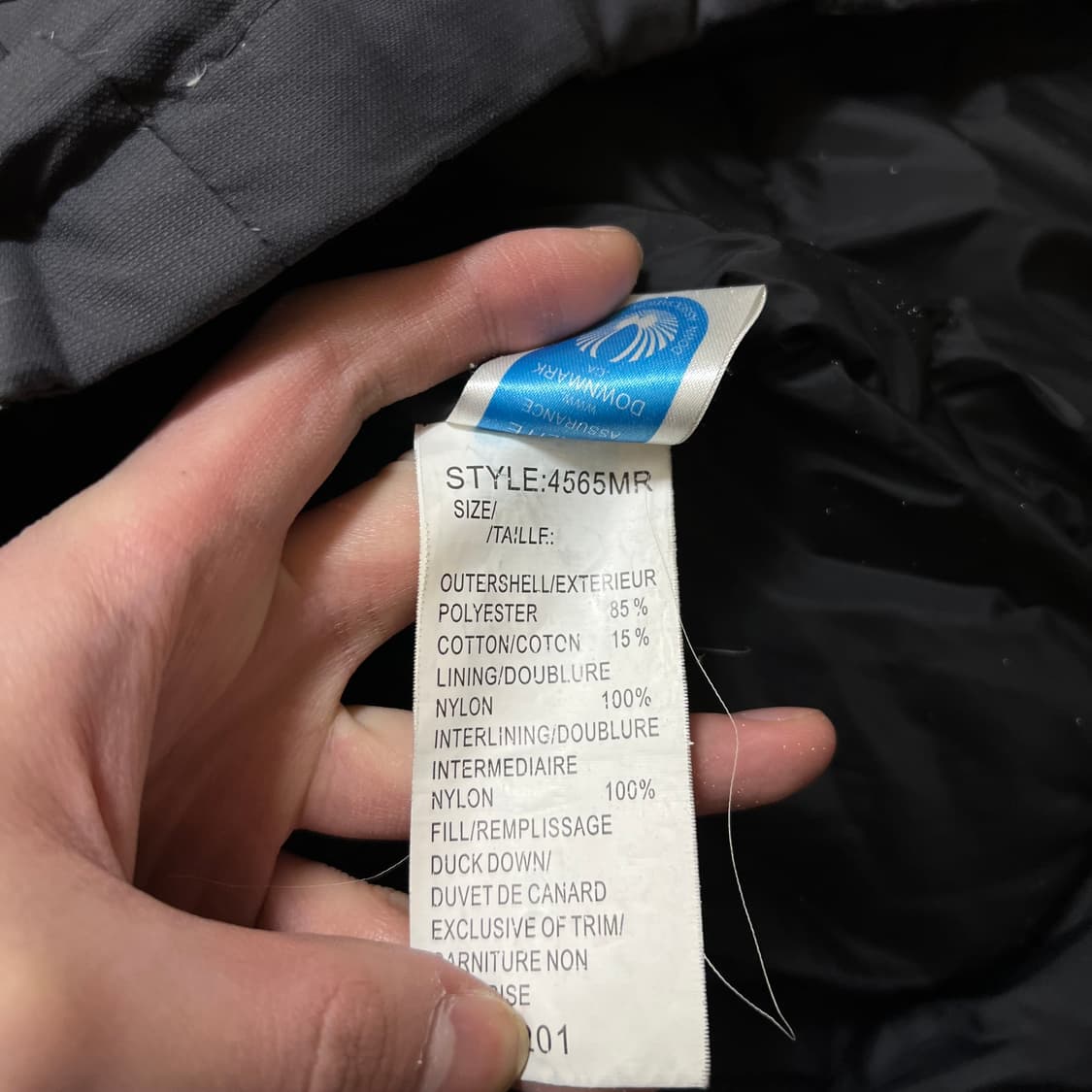캐나다구스 덕다운 퍼후드 메이트랜드 파카 패딩 점퍼 [차콜] XL/105 상품이미지8