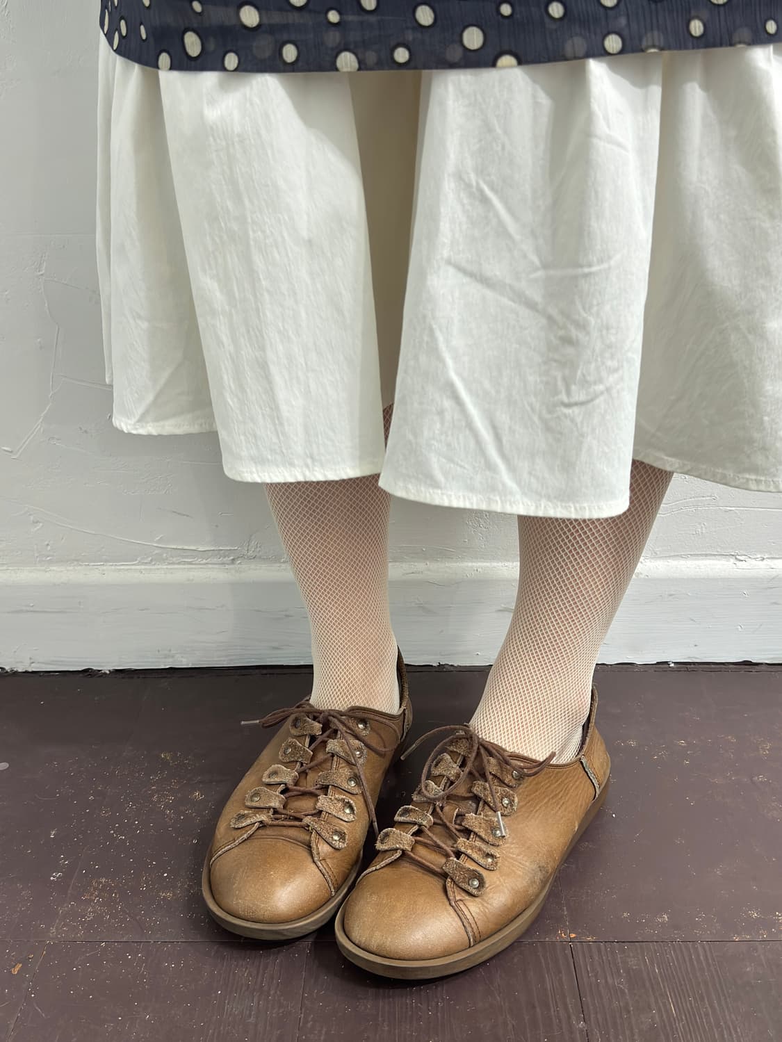 brown vintage leather shoes 상품이미지7