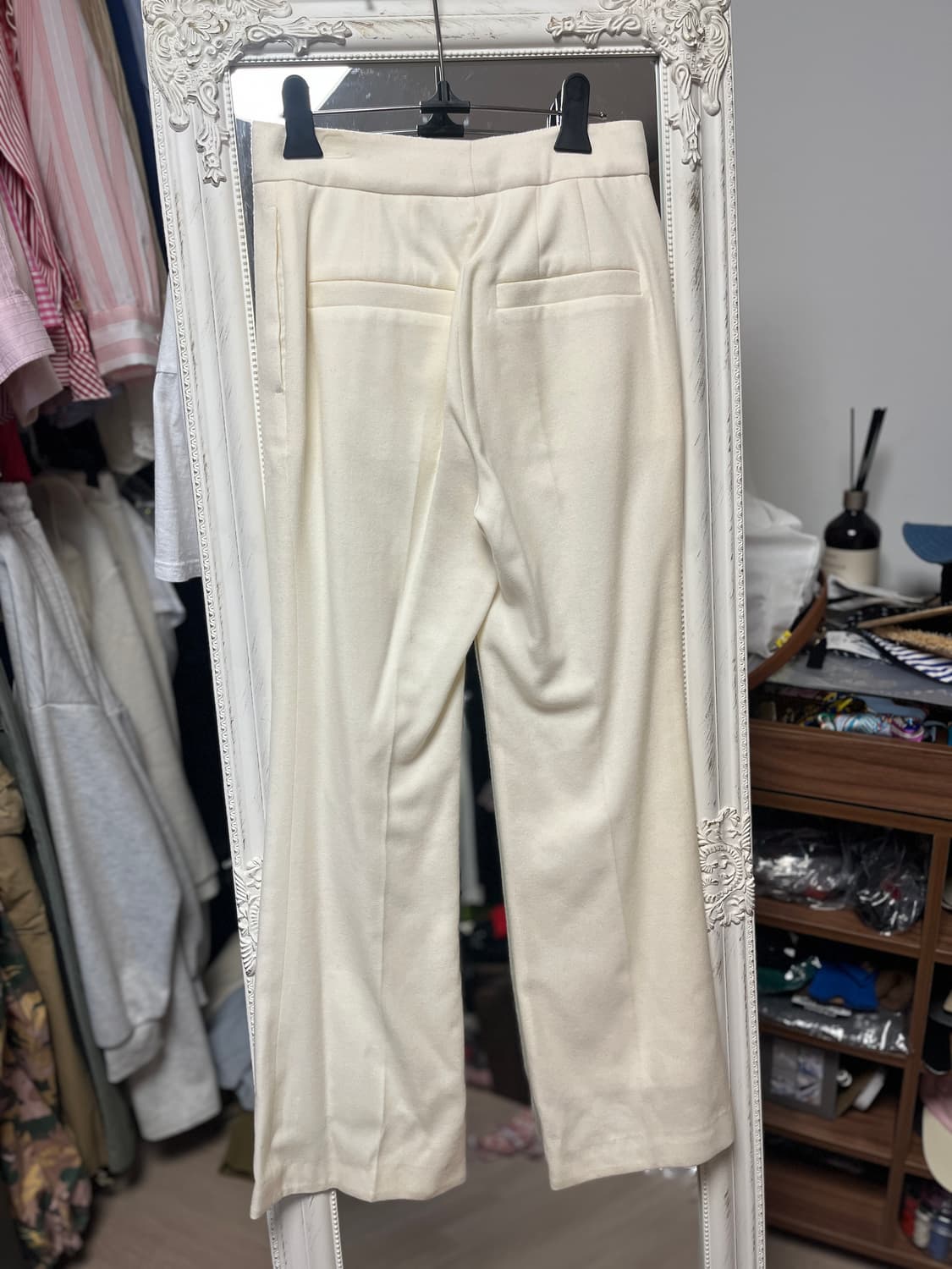 럭키슈에뜨 여성 아이보리 바지 36 상품이미지2