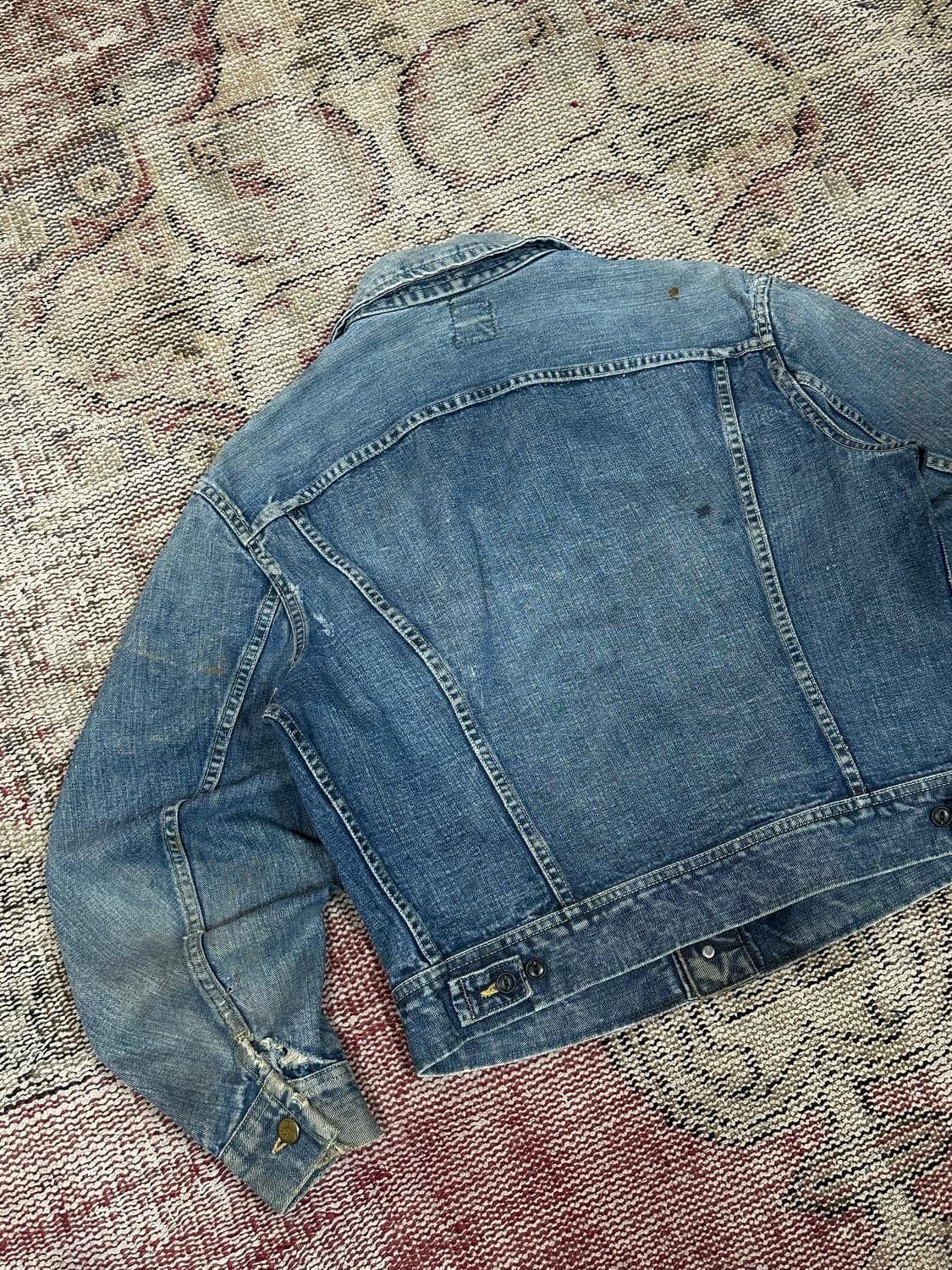 60's OG Lee 리 101J 데님 자켓 리 청자켓 상품이미지6