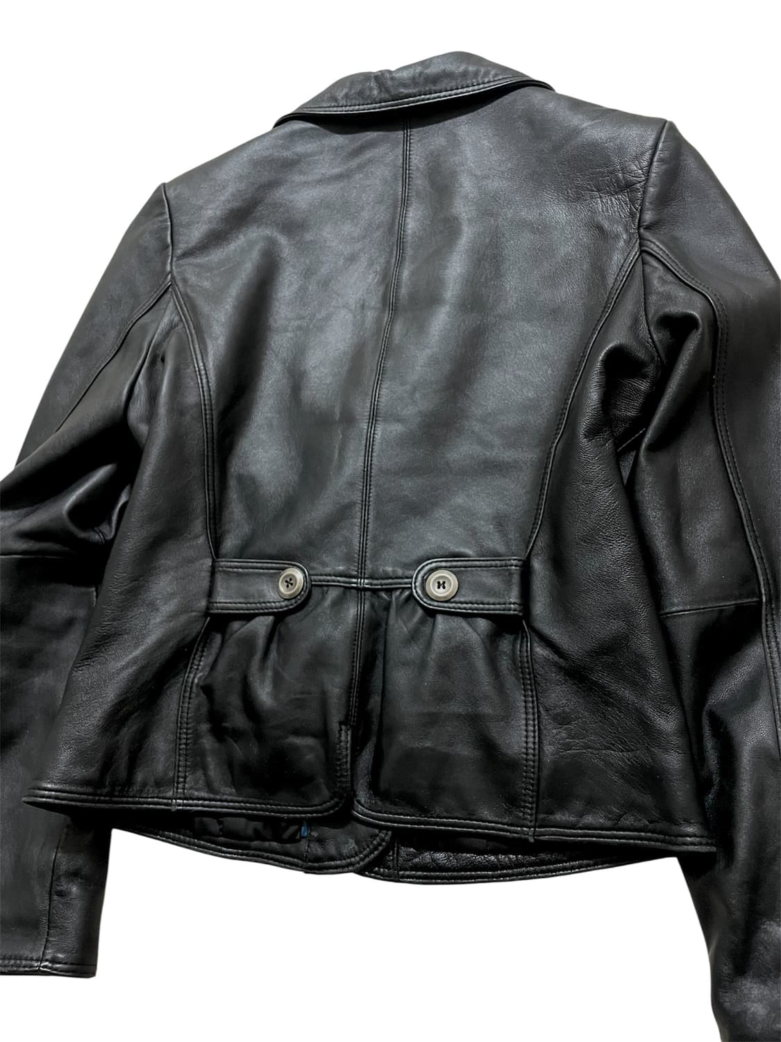 Sheepskin 레더자켓 은장버튼블레이저 00s디올생로랑st 양가죽 상품이미지7