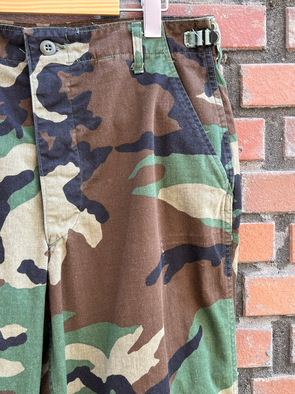 90's [35] 미군 우드랜드 BDU 커스텀 립스탑 밀리터리 팬츠 상품이미지2