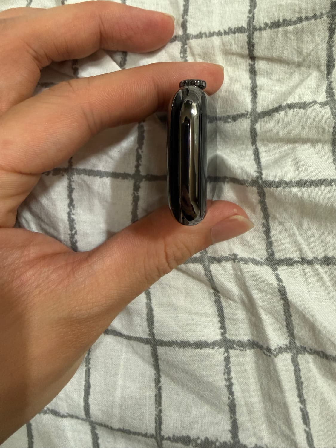 애플워치 7 45mm 스테인리스 스틸 그래파이트 셀룰러 상품이미지3