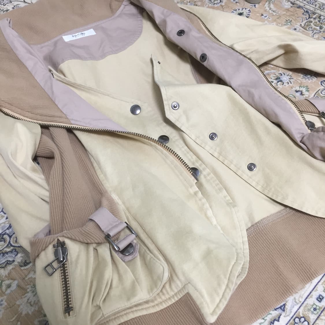 PINORE relax zipper detail JACKET 상품이미지10