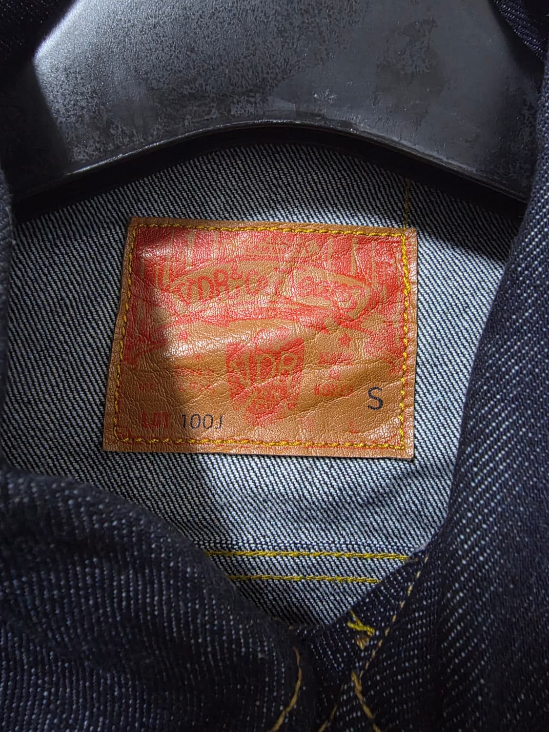 VDR 비디알 100j 웨스턴 셀비지 데님자켓 S사이즈 상품이미지2