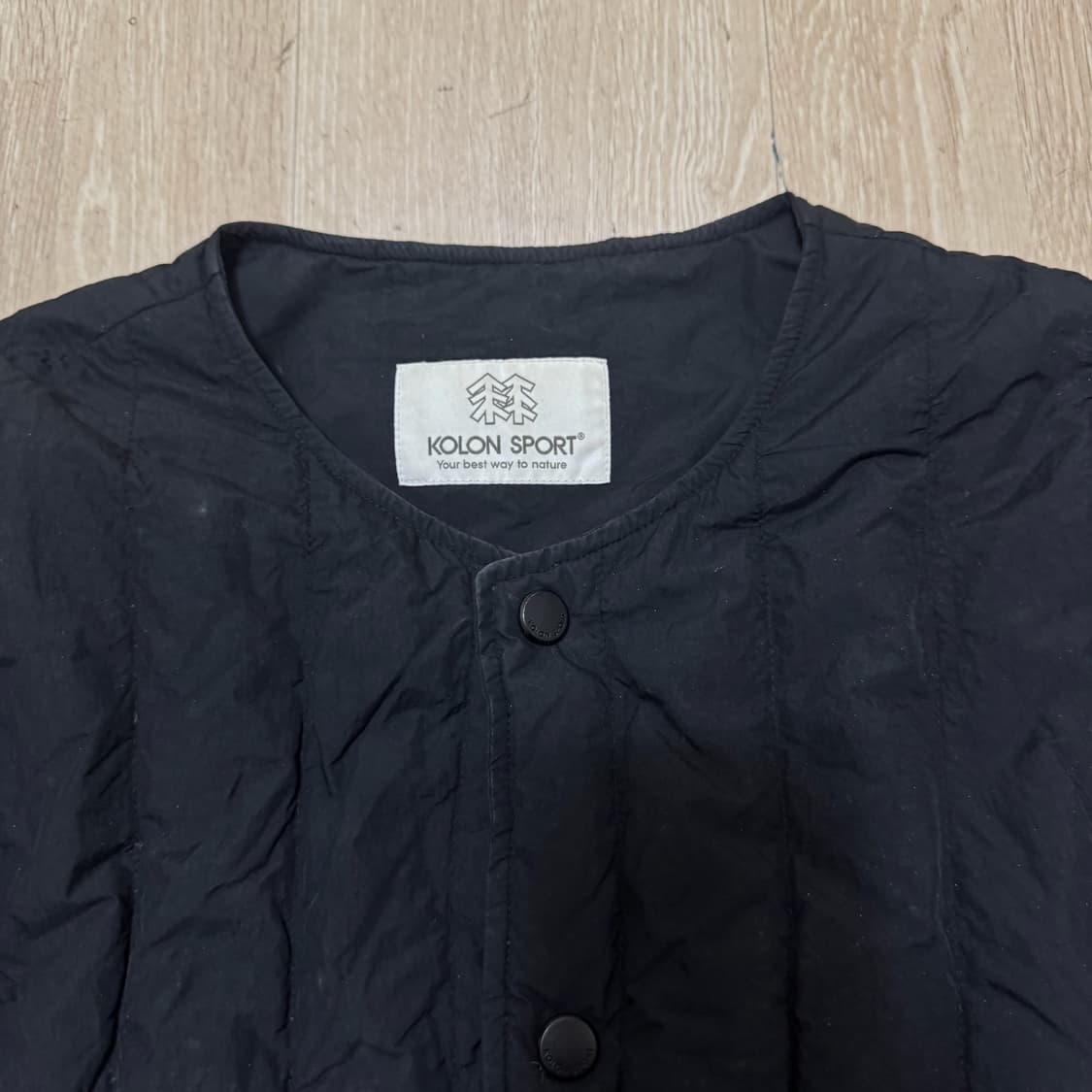 코오롱 스포츠 라이트 경량 패딩조끼 L/100  상품이미지2