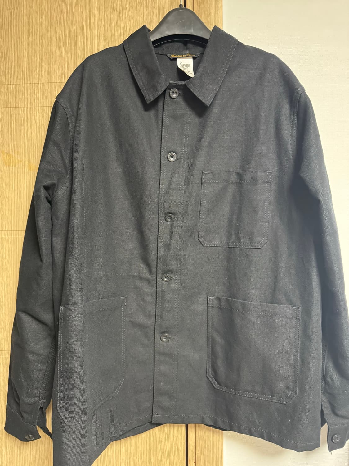 르 라부어 le laboureur 프렌치 워크 자켓 블랙 3사이즈 상품이미지1