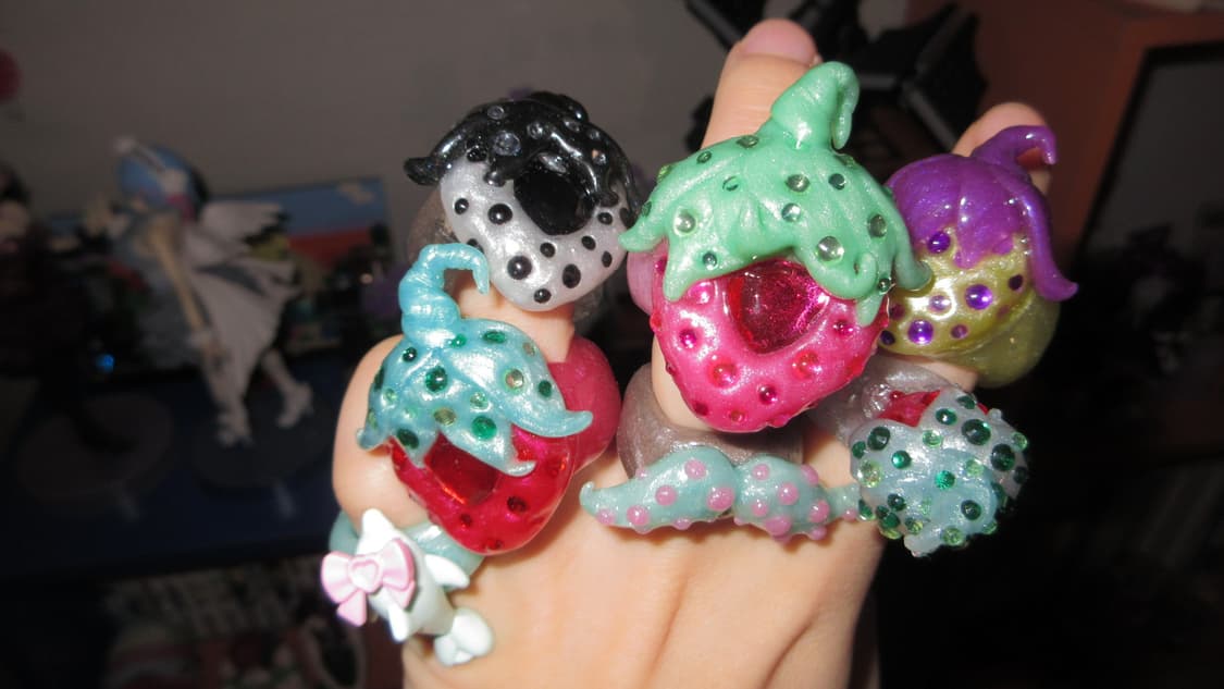 Strawberry heart ring 🍓💘 상품이미지1