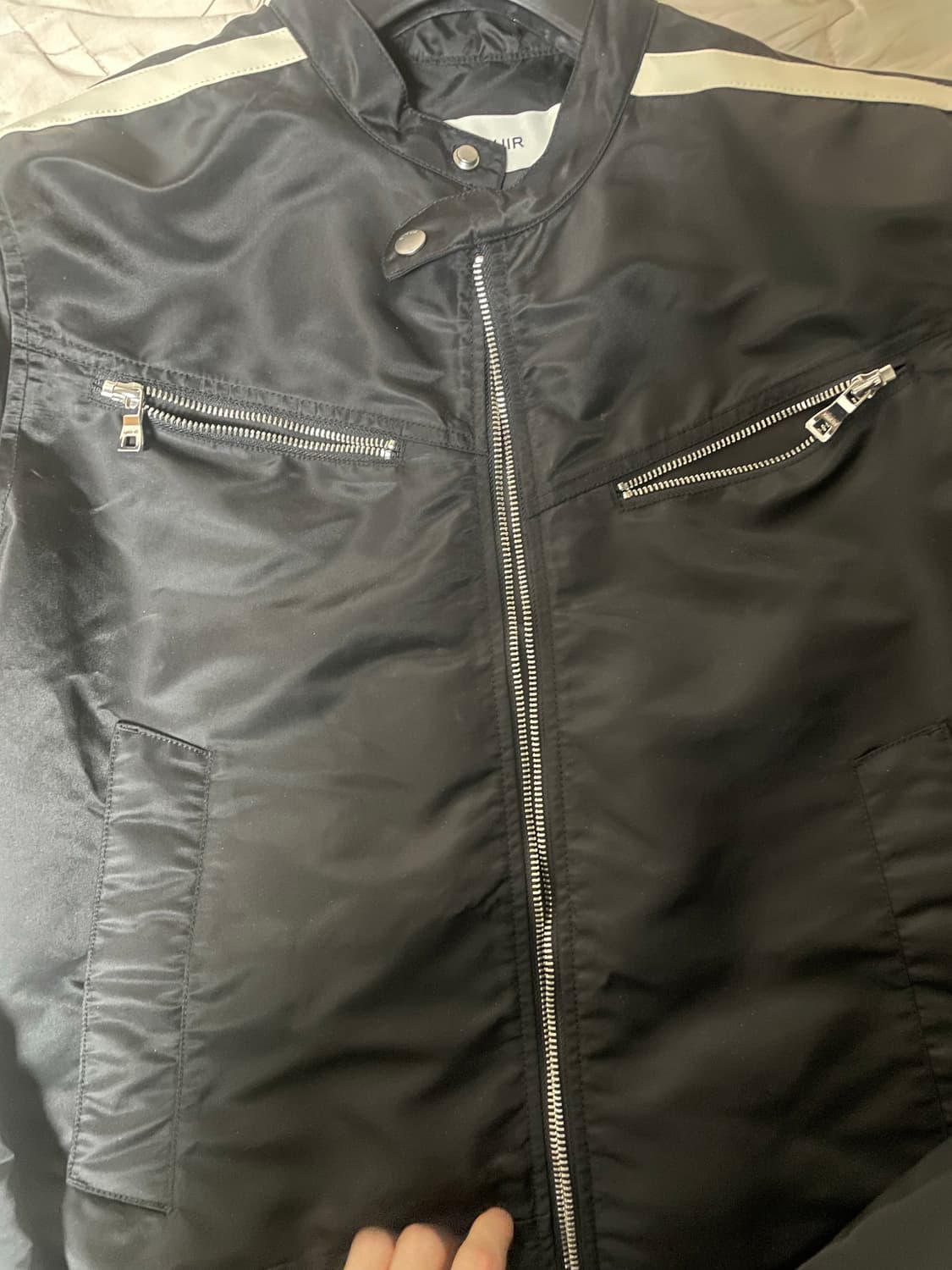 키뮤어 레더 라인 바이커 m 상품이미지3