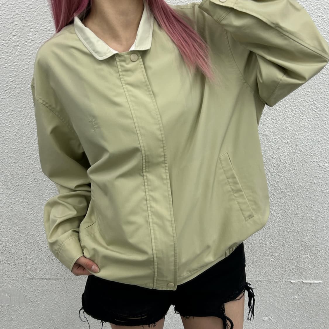 입생로랑 연베이지 바람막이 자켓 100 상품이미지1