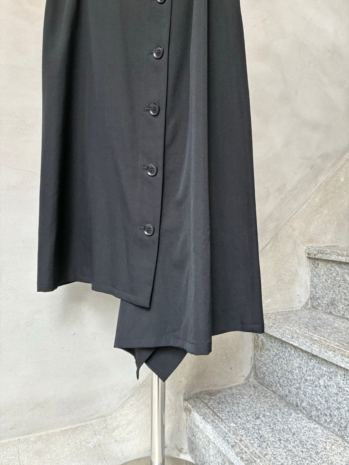 요지 야마모토 와이즈 버튼 스커트 상품이미지5