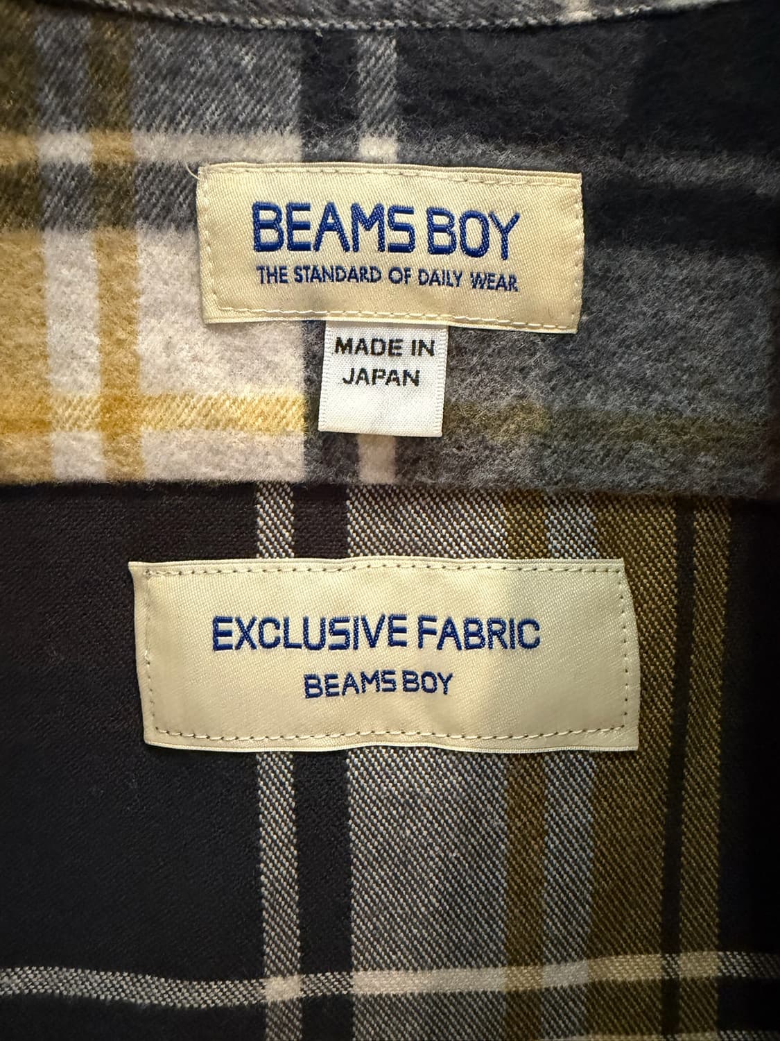 BEAMS BOY 빔즈 보이 체크셔츠 (Made In Japan) 상품이미지6