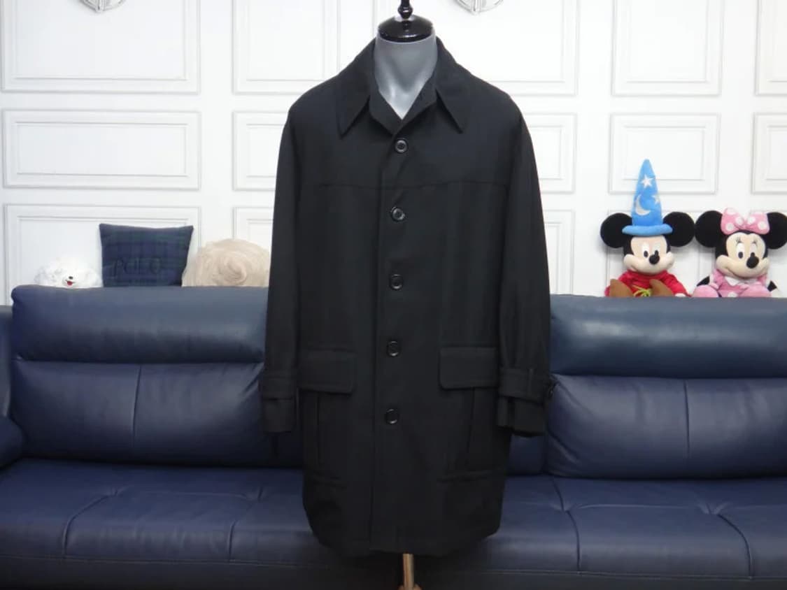 (2XL) 휴고보스 남성 울100% 중코트 상품이미지1