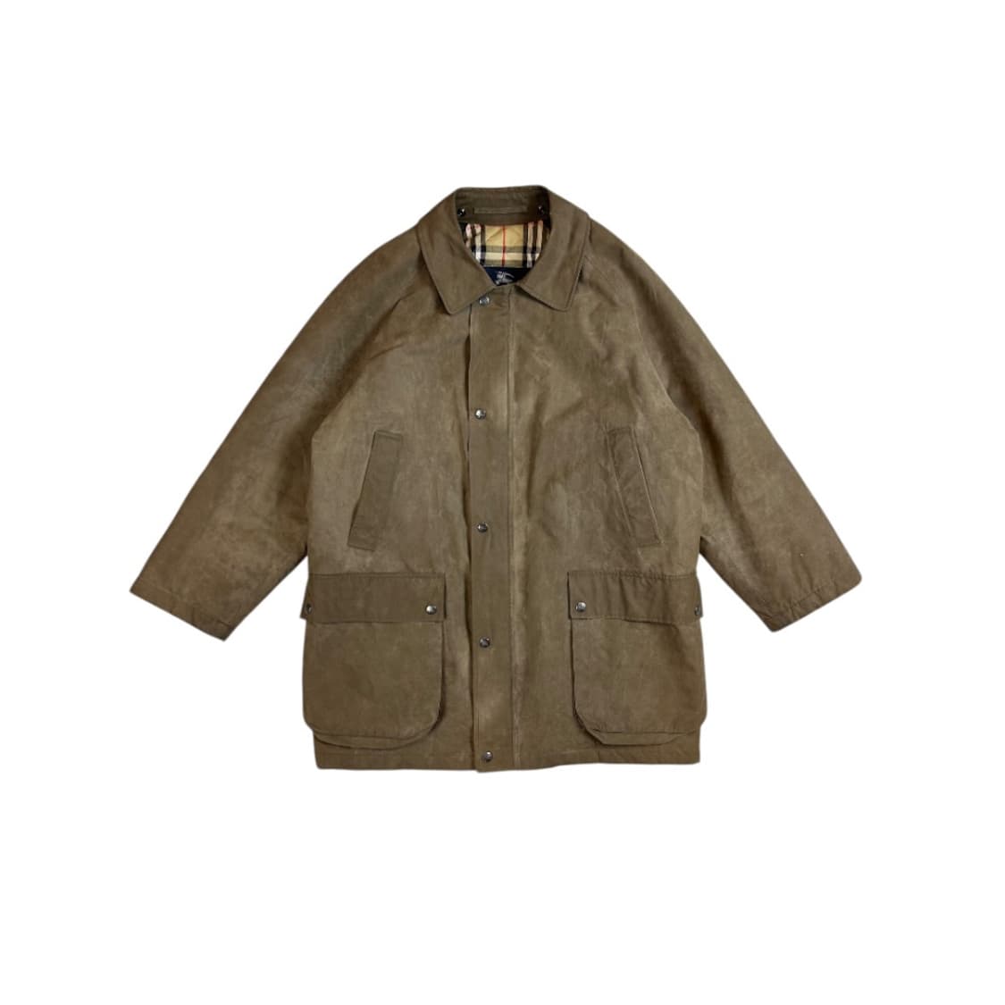 M) (정품) 버버리 런던 빈티지 왁스 코튼 필드 자켓 OJ-P-- 상품이미지2