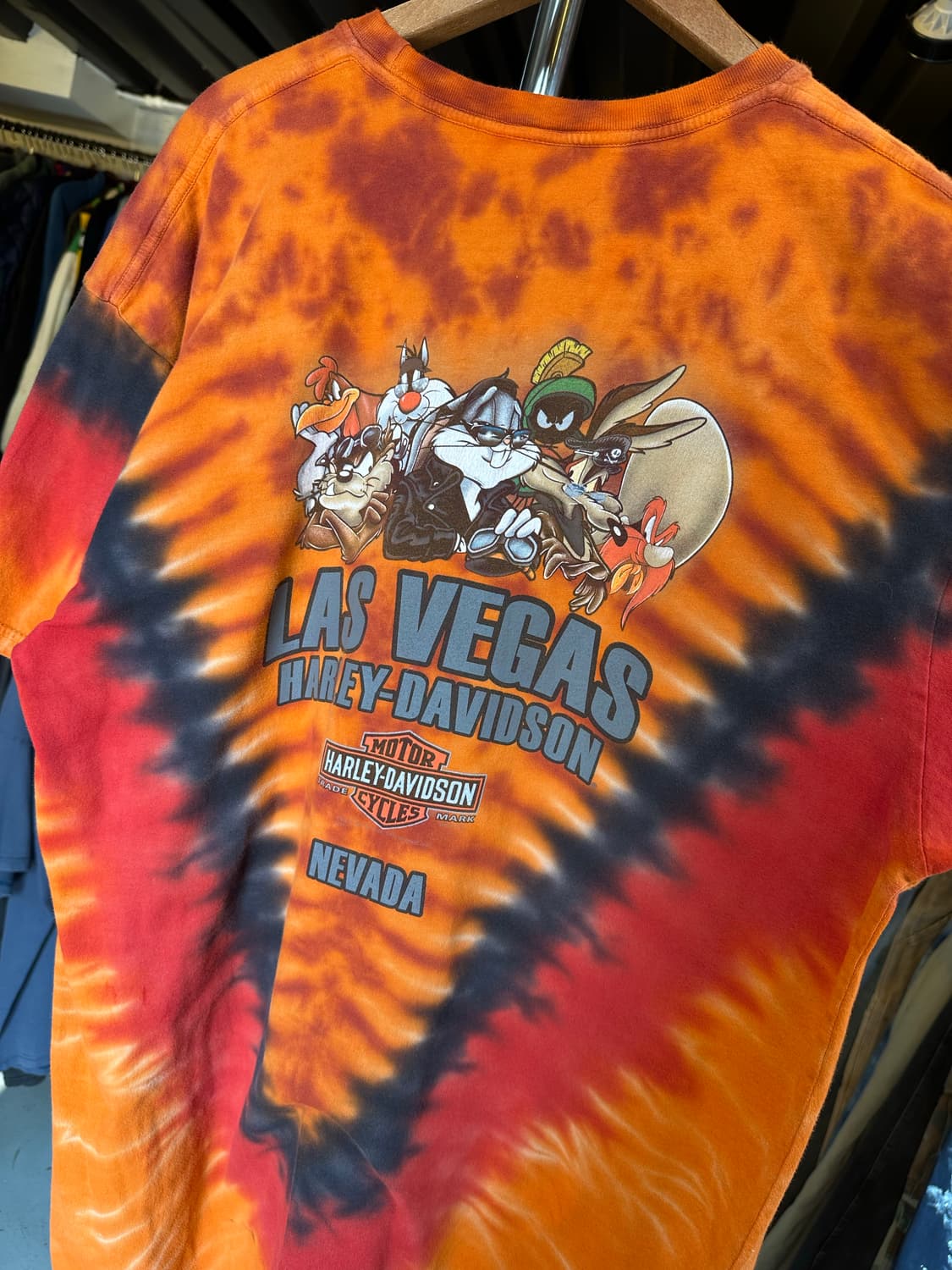 할리데이비슨 루니툰즈 프린팅 티셔츠 상품이미지6